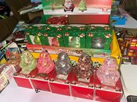 Jouet à presser en maltose en forme d'arbre de Noël mignon, jouet anti-stress amusant, jouet promotionnel, cadeau surprise de Noël