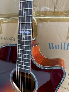 กีตาร์โปร่ง Bullfighter D2A 41 นิ้ว รุ่น Fullaway OEM พร้อมตัวกีตาร์ คอ และฟิงเกอร์บอร์ดทำจากไม้มะฮอกกานี ท็อปโซลิด - Product Image 3