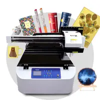 Impresora Digital UV DTF A1, dispositivo disponible en todos los materiales, con cubierta para portátil, de acrílico