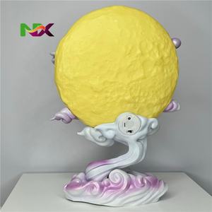 Figura de Acción de Anime de Resina de Luffy con Salto Lunar Brillante de One Piece Gear 5, con Caja Decorativa - Product Image 4