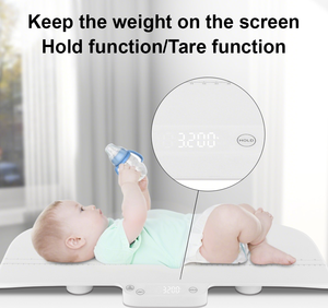 Tara-Funktion Halte funktion Weiße LED-Anzeige 30kg Waage Wachstums karten Neugeborene Baby-Waage Baby waage <span class=keywords><strong>Digital</strong></span> - Product Image 2