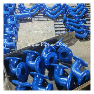 Phụ kiện ống sắt dễ uốn ống PVC 45 độ khuỷu tay lớp phủ epoxy mất Mặt bích TEE Phụ kiện ống sắt dễ uốn - Product Image 2