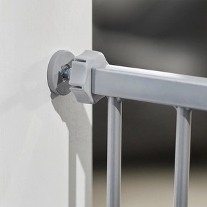Barrière pour <span class=keywords><strong>chien</strong></span> en métal à motif extra-haute, à fermeture automatique, CNC, barrière de luxe pour animaux de compagnie pour les escaliers, barrière intérieure - Product Image 6