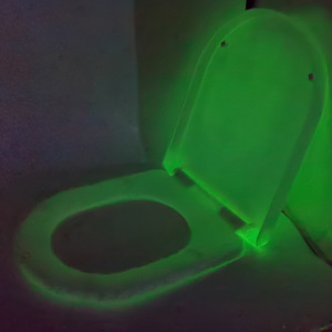 Siège de toilette moderne allongé à ouverture frontale, anti-bactérien, <span class=keywords><strong>lumineux</strong></span> la nuit, à fermeture douce, avec couleur personnalisable - Product Image 3
