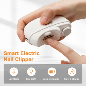 Cortauñas y Pulidor de Uñas 2 en 1 Recargable por USB, Lima de Uñas Eléctrica Automática, Cortauñas Eléctrico para Bebés - Product Image 3