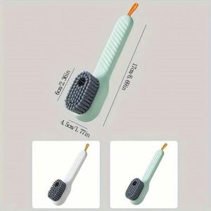 New Washing Soft Clothes Sneaker Cleaning Multifunctional Liquid <b>Shoes</b> Brushes with Dispenser - Product Image 5