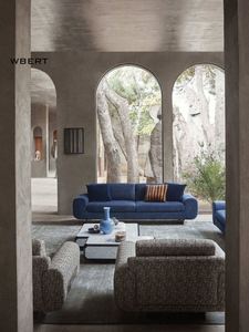 Juego de combinación de sofá de tela comercial de estilo europeo de diseñador WBERT para sala de estar - Product Image 3