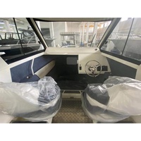 Bateau ponton en aluminium soudé Gospel de 6,25 m (20 pieds) avec moteur hors-bord pour la pêche en haute mer, les loisirs et les divertissements