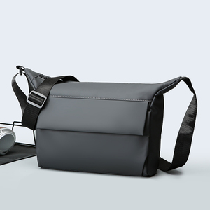 Bolso Bandolera de Hombre de Moda, de Alta Calidad, en Cuero PU Impermeable, con Cierre de Cremallera, Gran Capacidad, para Uso en Exteriores - Product Image 4