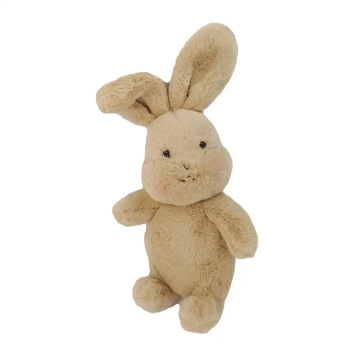 Vendita calda bella testa di 30cm in movimento del caffè coniglio giocattoli di peluche di peluche bambola di peluche per i bambini regalo