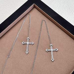 Collar con Colgante de Botella de Vino de Plata de Ley S925, Collar Largo de Moda para Mujer, Cadena para Suéter, Colgante Fino de Nicho - Product Image 4