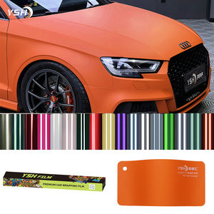YSH نمط جديد فقاعات مجانية فينيل أوتوموتريز لون الكروم تغيير السيارات فينيل ملصق فيلم الفينيل التفاف السيارة - Product Image 1