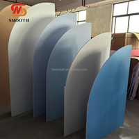 Arche de fond en PVC en forme de voilier, en acrylique coloré, directement de l'usine, pour la décoration de fête, de baby shower, de mariage