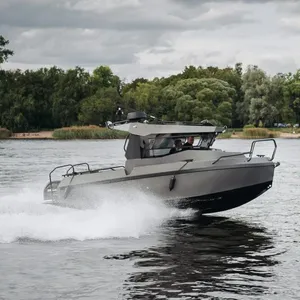 Nouvelle arrivée 6.2m haute vitesse petit Crusing Yacht bateau de pêche de patrouille en aluminium