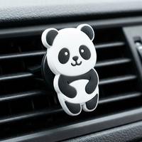 Clip de ventilation de voiture 3D Ananas, Décoration de sortie d'air en plastique de luxe, Jouet à mâcher en peluche couineur pour véhicule