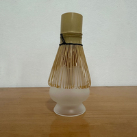 Support en verre pour fouet à matcha japonais classique, écologique, avec option de logo personnalisé