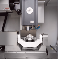 Centre d'usinage CNC 5 axes haute précision avec magazine d'outils 24T et guides linéaires automatiques – Nouveau modèle
