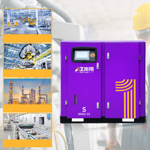 เครื่องอัดอากาศแบบสกรูโรตารี่สำหรับงานหนักอุตสาหกรรม 7-13 บาร์ 7.5-110 กิโลวัตต์ 741 ลูกบาศก์ฟุตต่อนาที พร้อมหัวอัดอากาศ GHH ประหยัดพลังงาน HH-RAND นำเข้าจากต่างประเทศ - Product Image 2