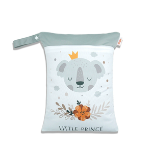 Bolsa de Fraldas para Bebê Bolsa de Armazenamento Portátil para Fraldas Separação de Seco e Molhado Bolsa Impermeável - Product Image 6