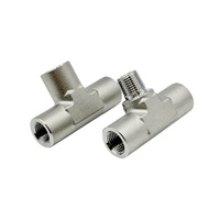 Conector en T de Rosca Macho-Hembra NPT3/8 SS316, Tipo T, Reductor Igual, Accesorio de Tubería Resistente a la Corrosión OEM