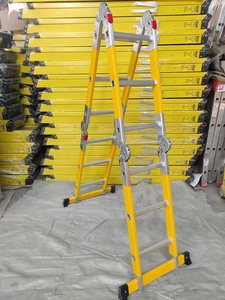 An toàn công nghiệp thang có thể gập lại thang bước thang cắt kéo 2.44M/3.57M/4.7M/5.8m/6.9M/8.0M - Product Image 2