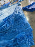 Bâche en PE double face de haute qualité, tissu tissé enduit HDPE/LDPE/LLDPE, écologique, imperméable, protection solaire, pour l'agriculture, unie