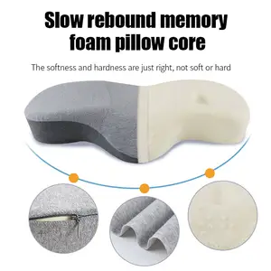 Yeni ürün ergonomik servikal kurbağa şeklinde bellek köpük ortopedik boyun desteği boyun rahatlığı için yastıklar