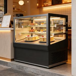 <span class=keywords><strong>Vitrine</strong></span> Réfrigérée Commerciale pour Gâteaux, pour Supermarchés, avec Porte Coulissante Arrière Ventilée à Refroidissement par Air - Product Image 3