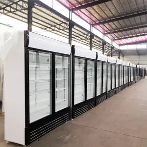 Refrigerador comercial da água da porta de vidro da fábrica boa qualidade com bom preço