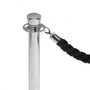 Cordoncino Separatore Nero Argento 1,5 M per Barriera a Corda e Palo Distanziatore - Product Image 1