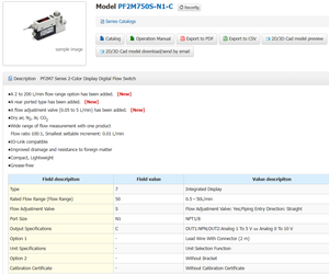 สวิตช์ควบคุมการไหลของนิวเมติกสวิตช์ควบคุมแบบ2สีสำหรับ <span class=keywords><strong>PF2M7</strong></span>ใหม่ <span class=keywords><strong>SMC</strong></span> PF2M750S-N1-C ต้นฉบับ - Product Image 6