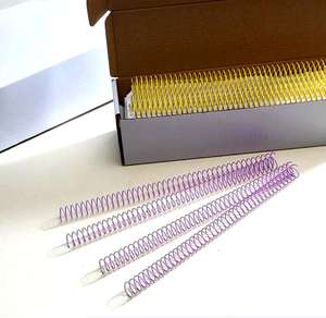 PVCプラスチックシングルバインディングスパイラルコイルA4 A5ノートバインディングワイヤ用 - Product Image 4
