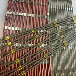 Maille de câble métallique en acier inoxydable 304 à tissage uni avec services de découpe et de pliage pour clôtures de zoos - Product Image 1