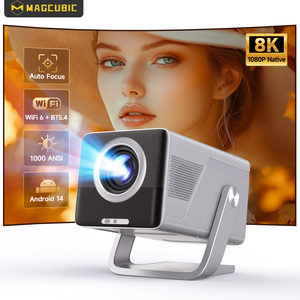 Projecteur vidéo domestique Magcubic Android 14 X7 avec haut-parleur 5W, 1000 ANSI, WiFi 6, BT 5.4, compatible 8K, HD 1080P - Product Image 1