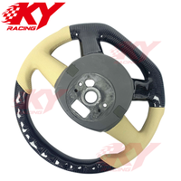 Volant sport en fibre de carbone véritable avec LED et indicateur de régime pour Audi A4 B8 A3 S3 RS3 S4 RS4 A6 S5 RS5 B9 B9.5 RS6 Q3 Q5 Q7 2009-2016