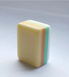 Juego de Mahjong Americano de Lujo, Color Amarillo Claro, para Entretenimiento, Diseño Portátil Universal para 4 Jugadores, Venta al Por Mayor - Product Image 4