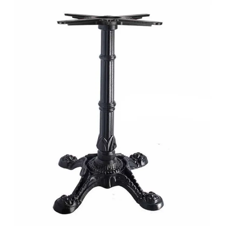 Factory Supply Customized Cast Iron Metal Industrial Table Bases Leg For Luxury Furniture