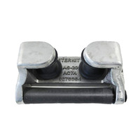 Cale à rouleaux en aluminium avec 3 boulons d'ancrage
