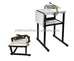 Hand druck Stoff muster Schneide maschine Spitzens chneide maschine Textil schneide maschine