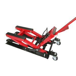 Cric à ciseaux robuste hydraulique réglable en hauteur, support universel pour moto, cric de levage de table - Product Image 3