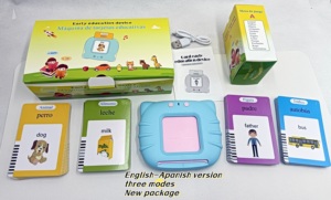 Máquina de Aprendizaje con Tarjetas de Memoria Interactivas en Inglés/Árabe/<span class=keywords><strong>Español</strong></span>/Francés, Juguete Educativo <span class=keywords><strong>para</strong></span> Niños de 2 a 9 Años, de Plástico - Product Image 3