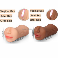 SacKnove Masturbador Masculino Manual Económico Tipo Copa con Vagina y Ano Artificial Realista Mini Súper Sexy Juguetes Sexuales para Adultos