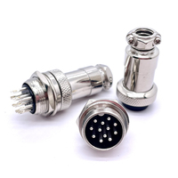 Soulin GX20 12-Core Aviat Cable SAK Plug Connecteur mâle et femelle pour testeur de capacité de batterie