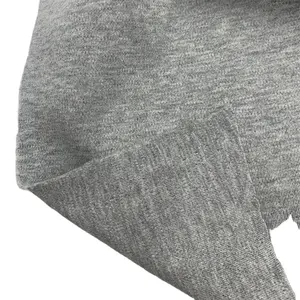 Shaoxing fabricação de tecido 300g de algodão spandex macio personalizado liso estiramento camisa espessamento