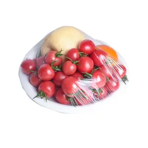 Customized Package Disposable Food Cover Plastic Wrap Elastic Food Fresh Keeping Bowl Cover For Refrigerate Food