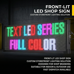 Pantalla LED de Texto a Todo Color, <span class=keywords><strong>Serie</strong></span> de LED de Alta Densidad, Personalizable, Estructura Comercial para Visibilidad en Condiciones de Baja Luz - Product Image 3