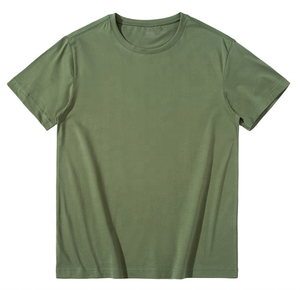 사용자 정의 하이 퀄리티 100% 면 남자의 티셔츠 인쇄 사용자 정의 브랜드 로고 짧은 <span class=keywords><strong>T</strong></span> 셔츠 Camisetas - Product Image 2