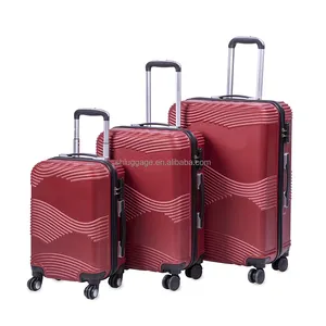 Promotional Travelling bags ABS trolley case Sets luggage travel bag hard suitcase Travel Suitcase Set for women