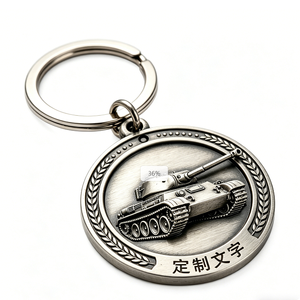 Llavero Personalizado de Aleación de Zinc con Esmalte Suave, Electrochapado, Troquelado e Impresión para Moda, Deportes, Día Nacional, Navidad, Recuerdo - Product Image 6