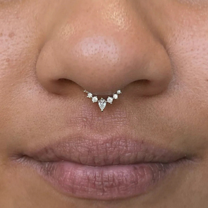 CANNER Boucles d'oreilles créoles en argent 925 avec zircon pour piercing hélix, cartilage, nez, bijoux de piercing pour filles et femmes, plaqué or 18 carats, vente en gros, 8MM - Product Image 5